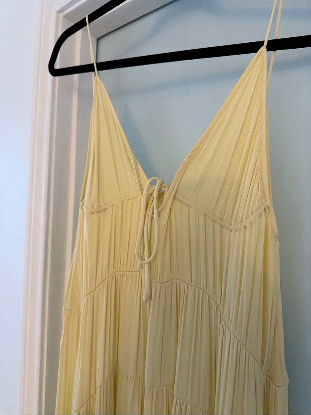 Lightweight Yellow Maxi Sundress - Picture 8 of 8